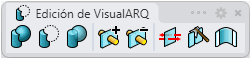 VisualARQ Edit Toolbar