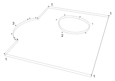 Control points on slabs