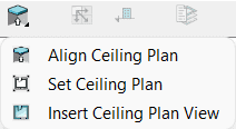 Reflected Ceiling plan view commands