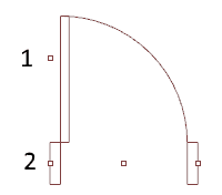 Control points on doors