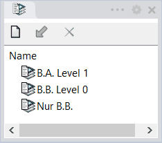Dialog Levelstatus