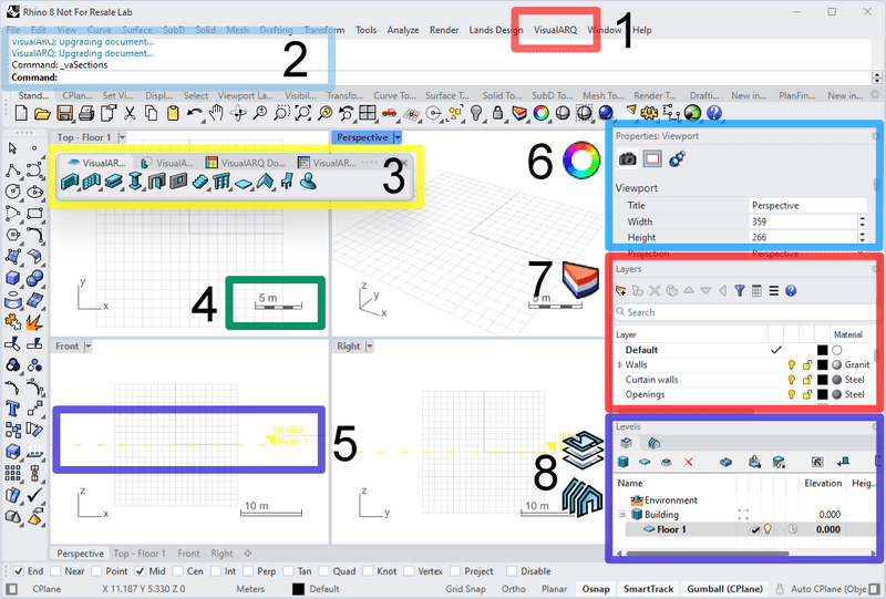 VisualARQ Interface