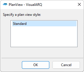 Select the plan view style