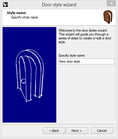 Door style wizard.