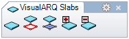 Buttons to edit slabs