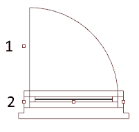 Control points on windows